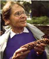 Barbara McClintock smiling photo